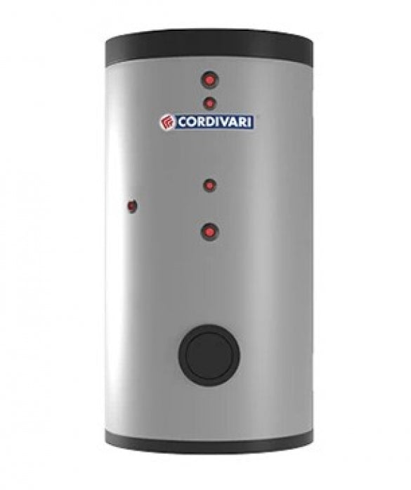 CORDIVARI - Bollitore Polywarm Per Produzione Di Acqua Calda Sanitaria Con 2 Scambiatori Fissi 500 L - Modello: Bolly 2 ST FB