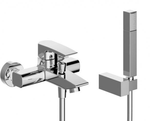 Teorema - Miscelatore Vasca Completo Cromato - Serie: Merida