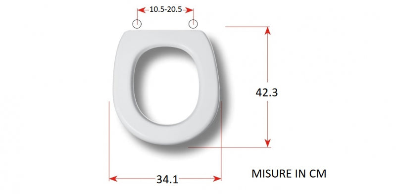 Sapal - Coprivaso Tesi Bianco Legno