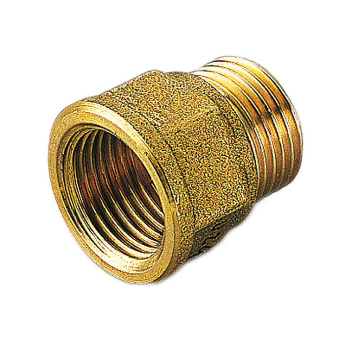 Prolunga Ridotta 3/4" Femmina - 1/2" Maschio Ottone Giallo